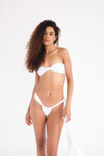 Load image into Gallery viewer, IVORY SINGLE SIDE TIE BIKINI BOTTOMS
