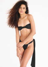 Load image into Gallery viewer, BLACK KNOTTED BANDEAU
