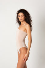 Load image into Gallery viewer, NUDE ONE SHOULDER SWIMSUIT
